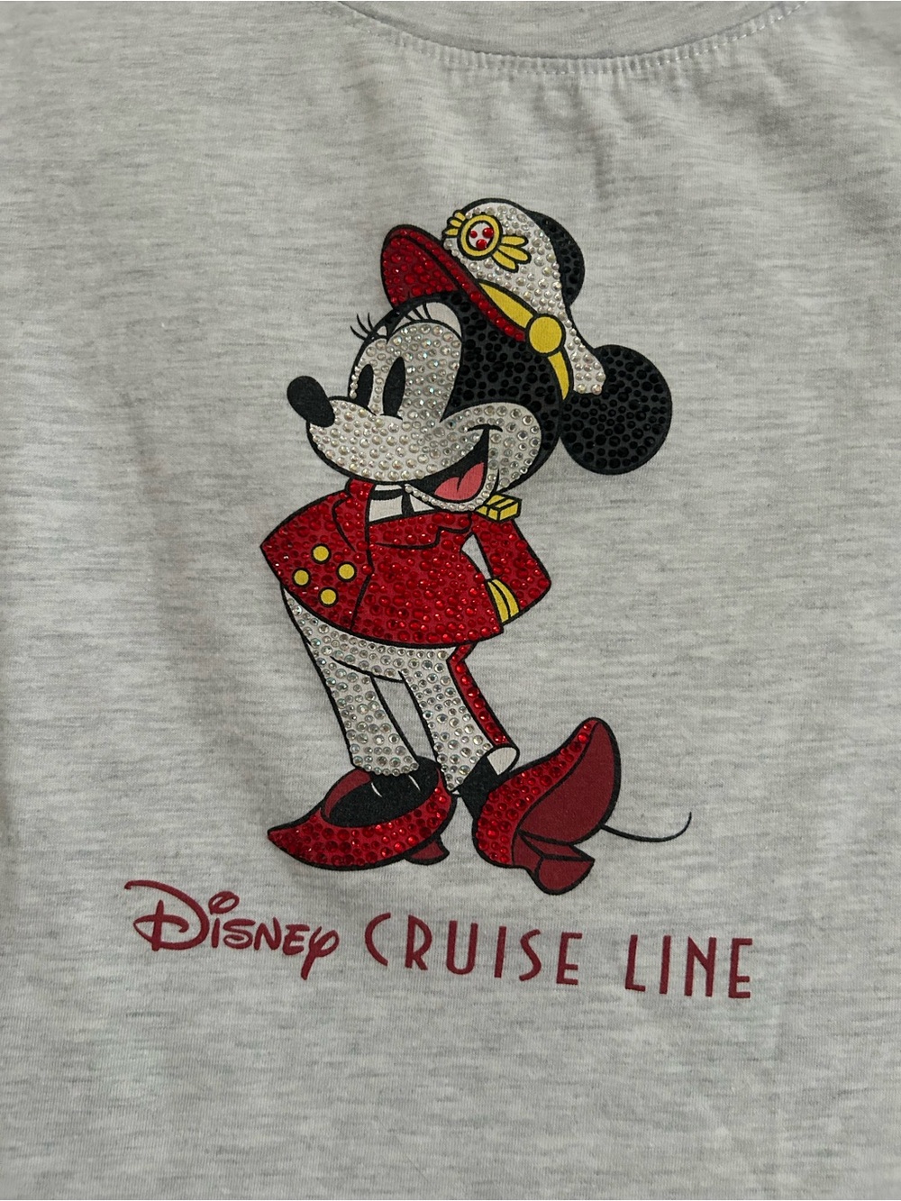 Disney Cruise Line Minnie Mouse Sequin Graphic Tee